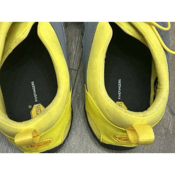 Vibram Mens FiveFingers V Train 2.0 Shoes Gray Yellow 49 EU 13-14 US main image 4